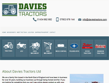 Tablet Screenshot of daviestractors.com